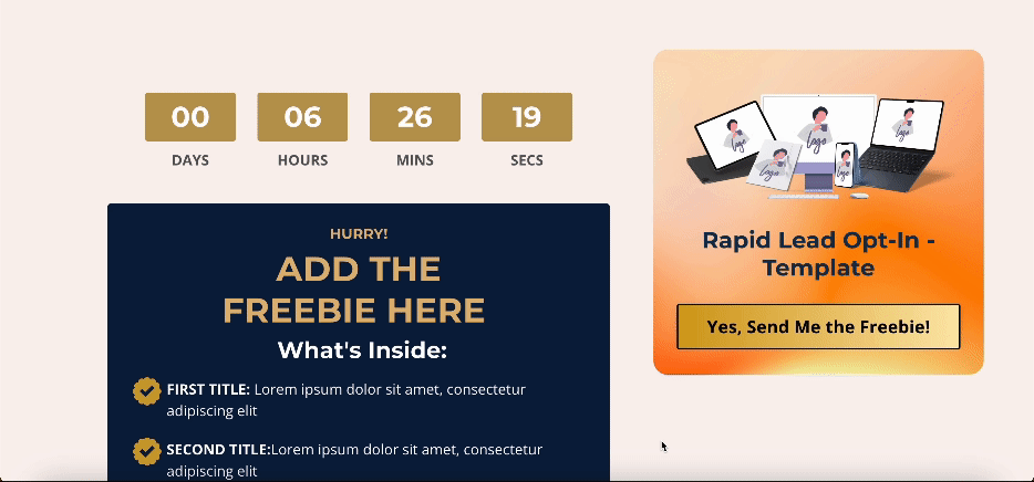 Rapid Lead Opt-In