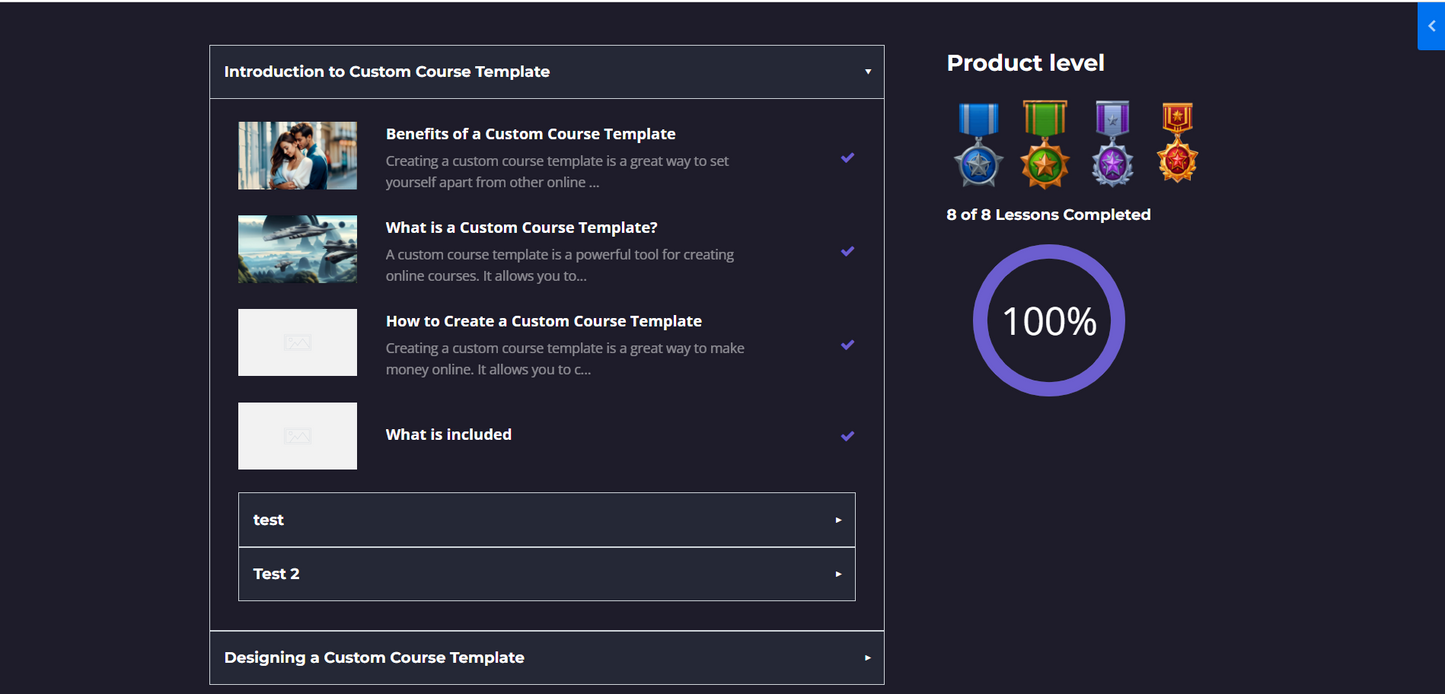 ProgressPath Pro - Kajabi Course Theme