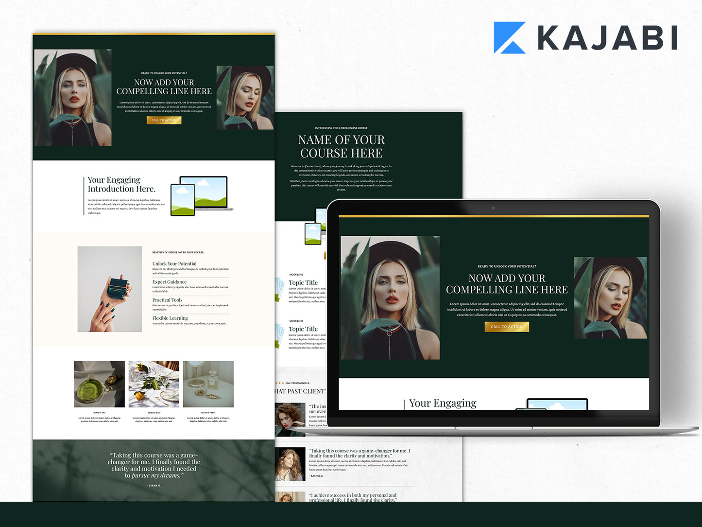 Long-Form Sales Page Template - Amarra