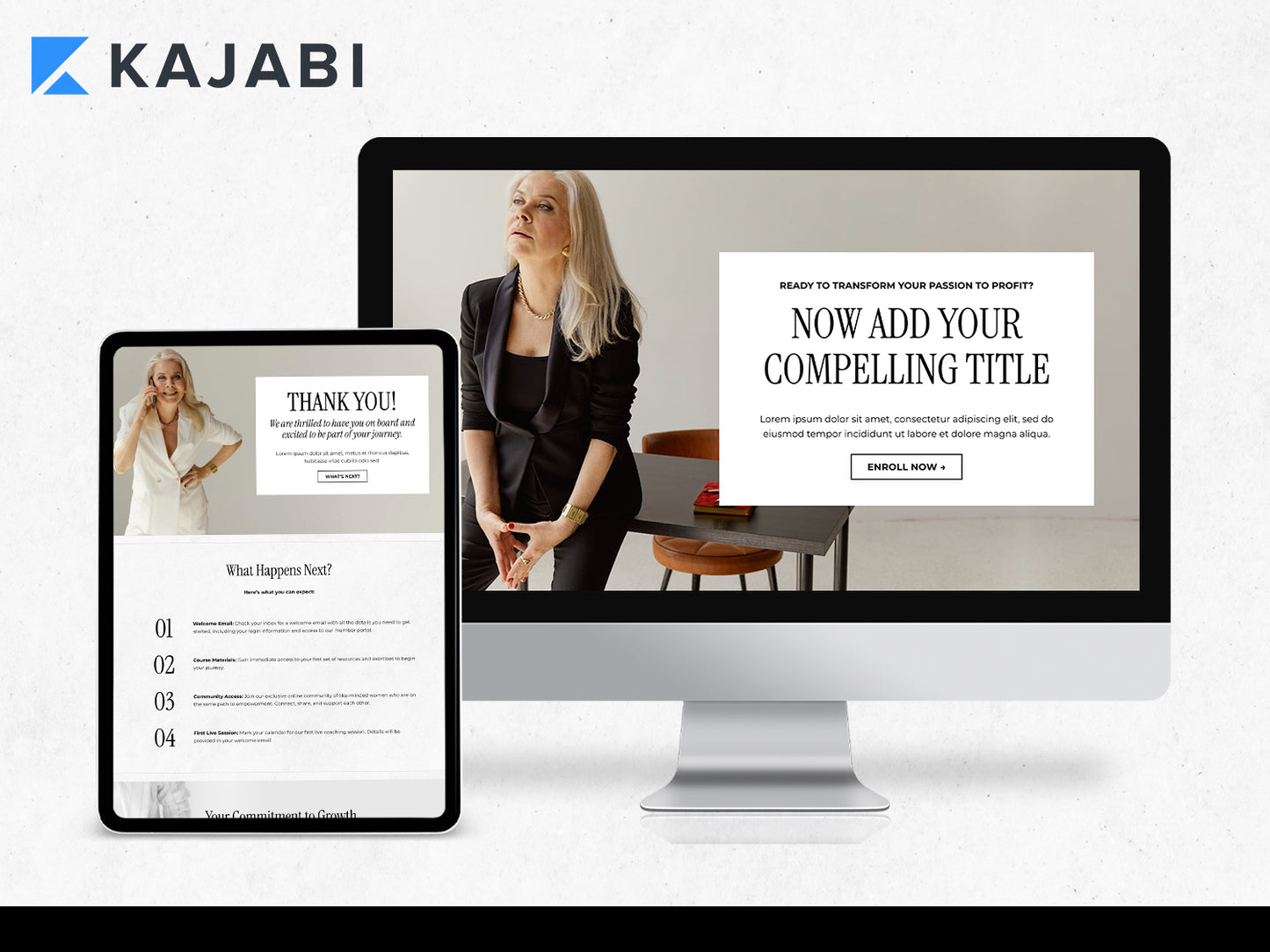 Long-Form Sales Page Template - Carrigan