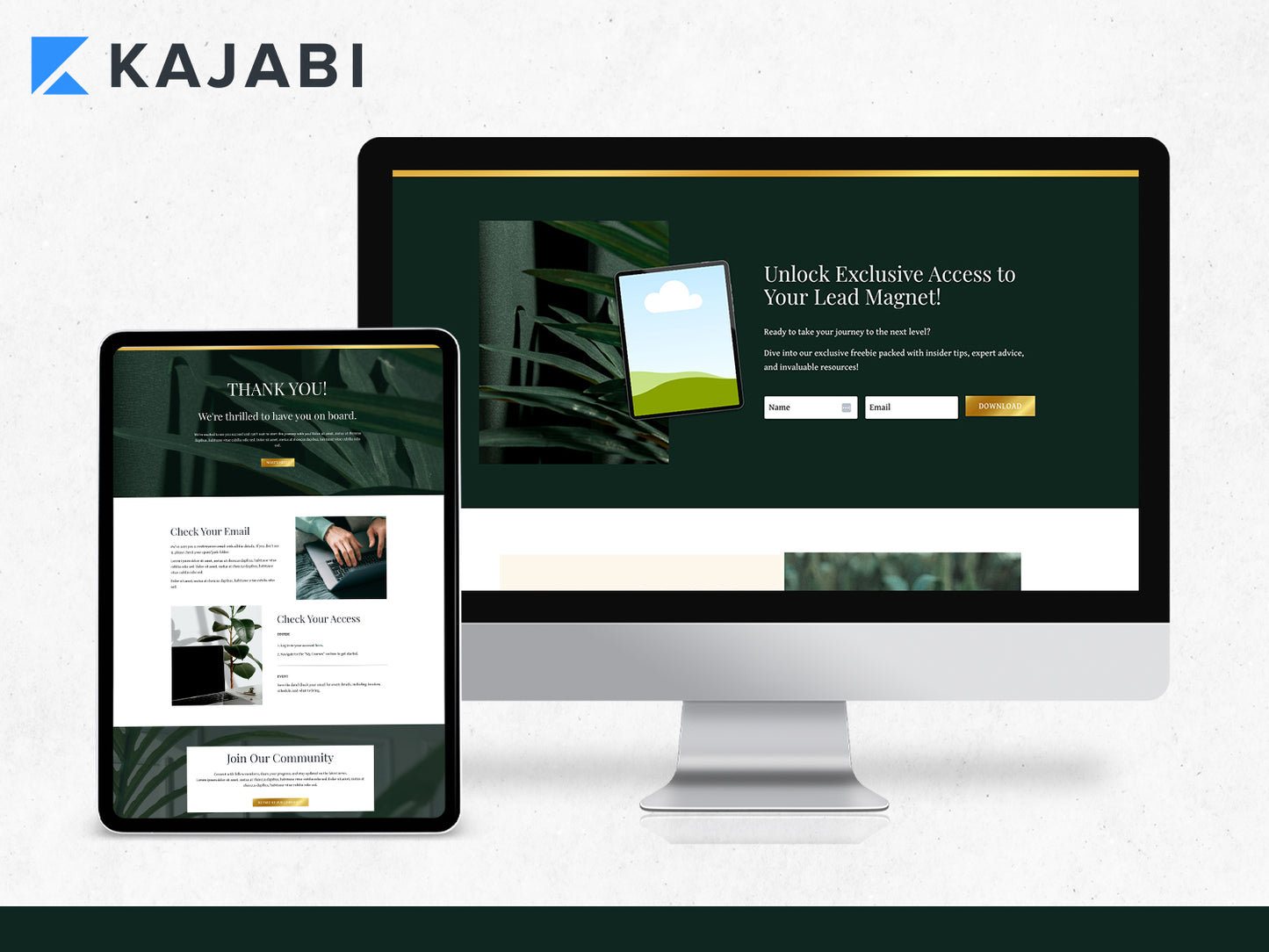 Opt-in Page Template - Amarra