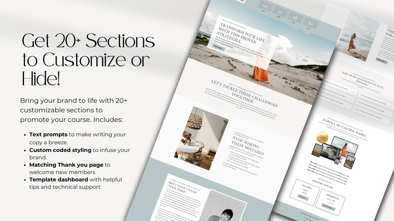 Samona Sales Page