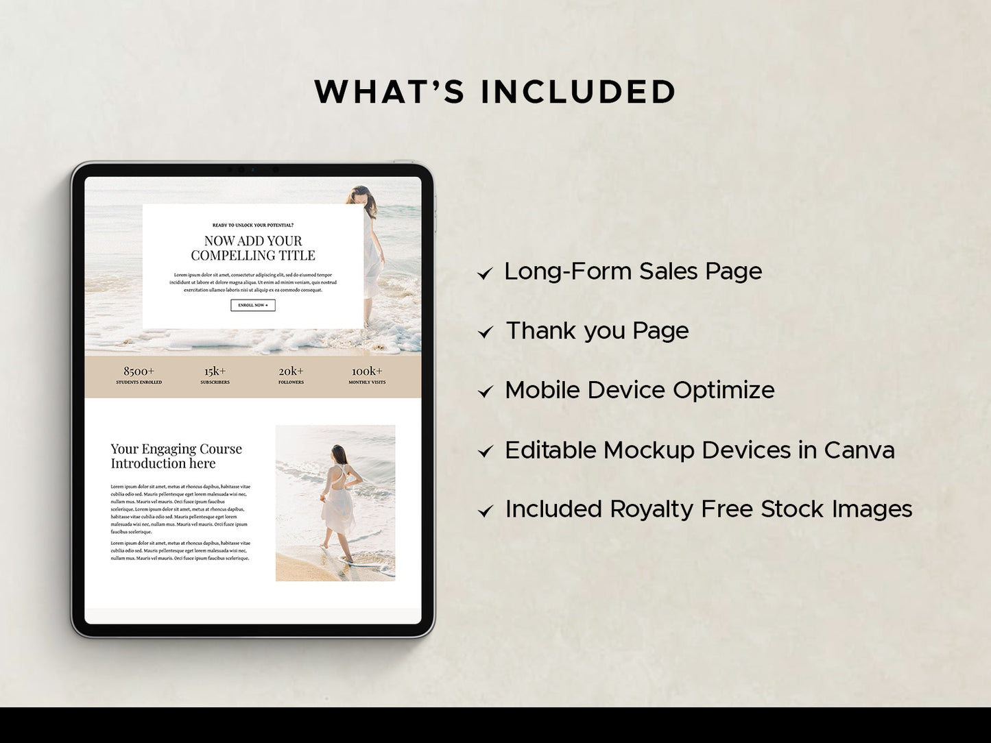Long-Form Sales Page - Narra