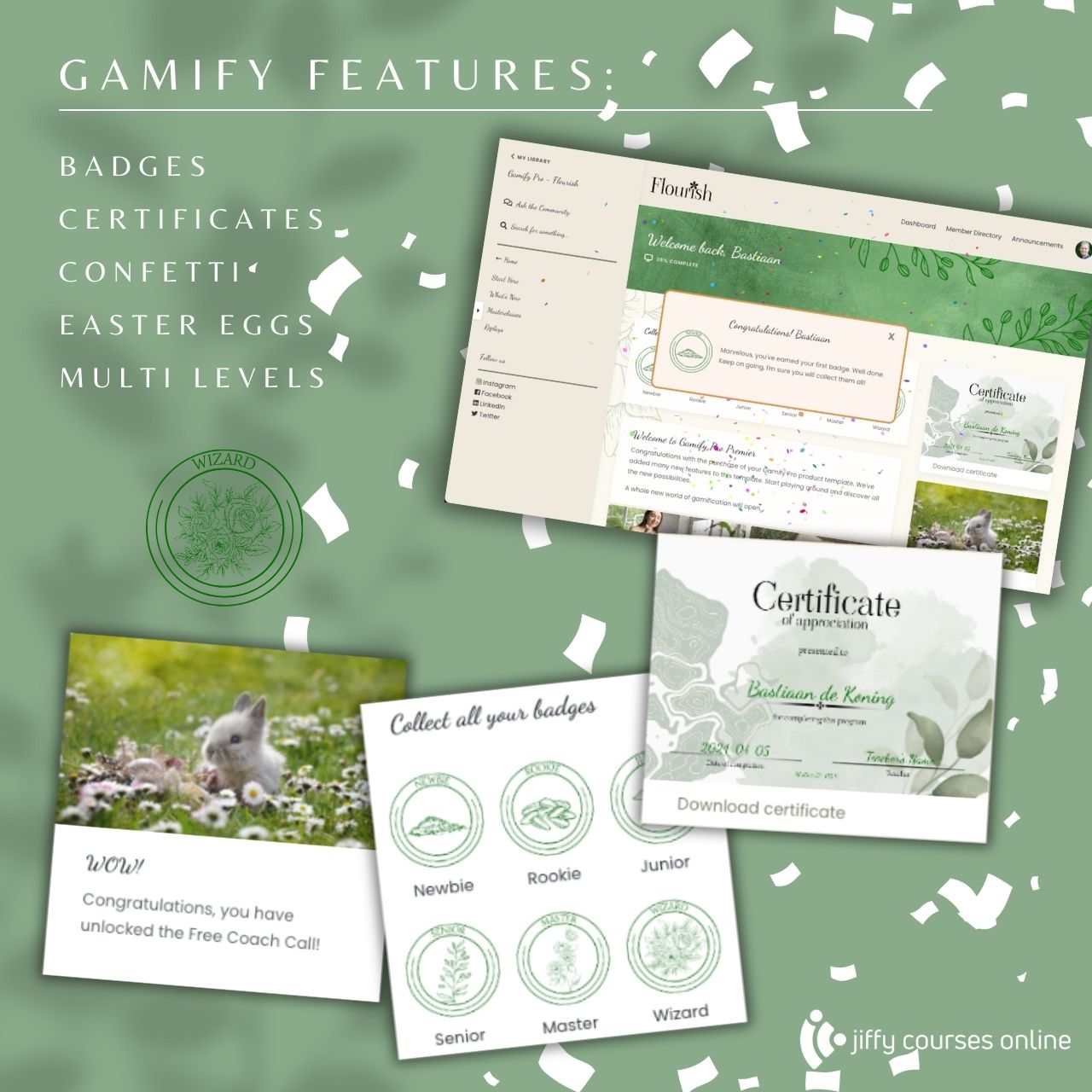 Flourish - Gamify Pro with Sidebar