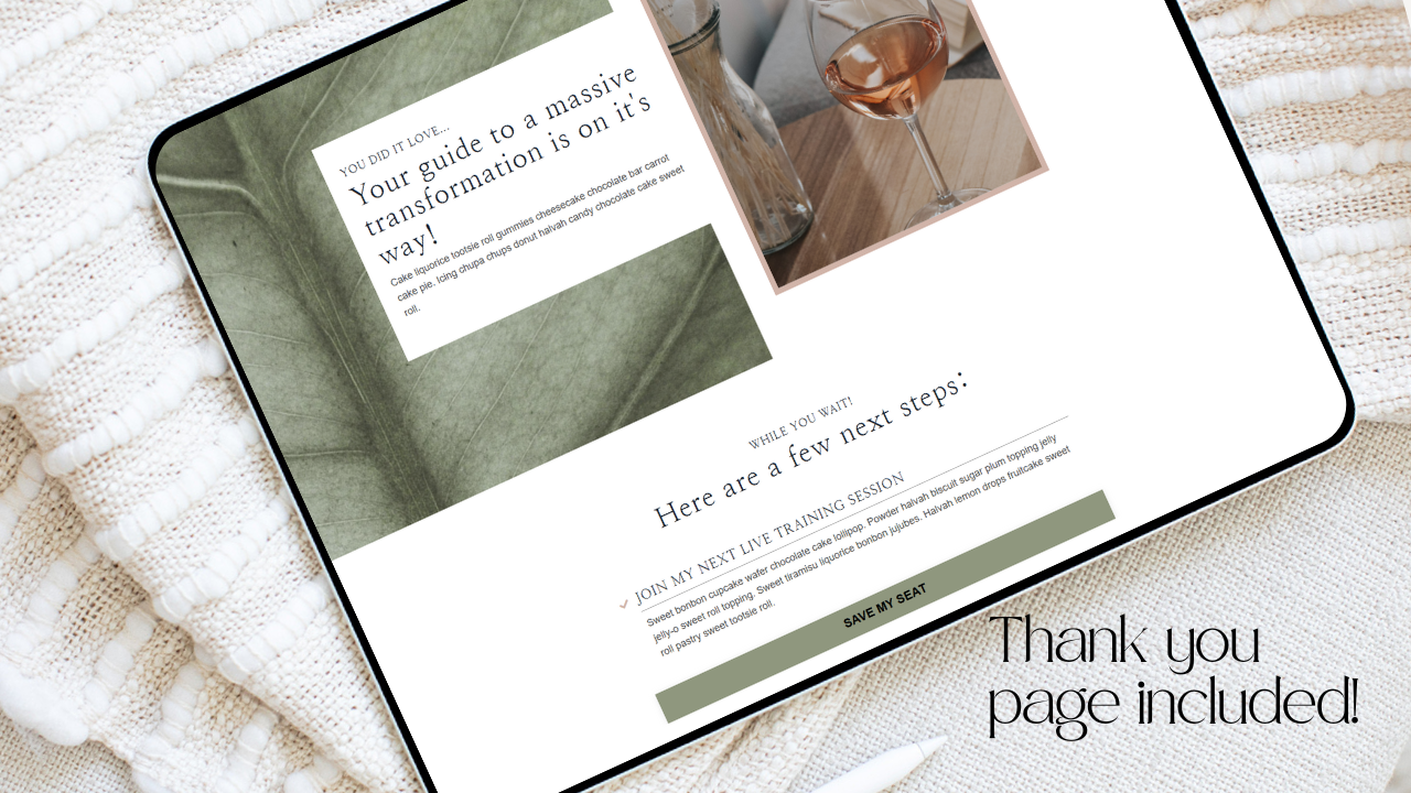Lillie Sales Page