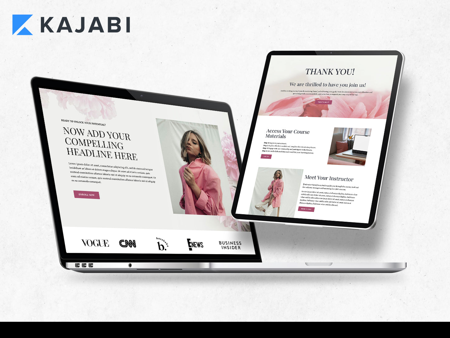 Long-Form Sales Page Template - Bloom