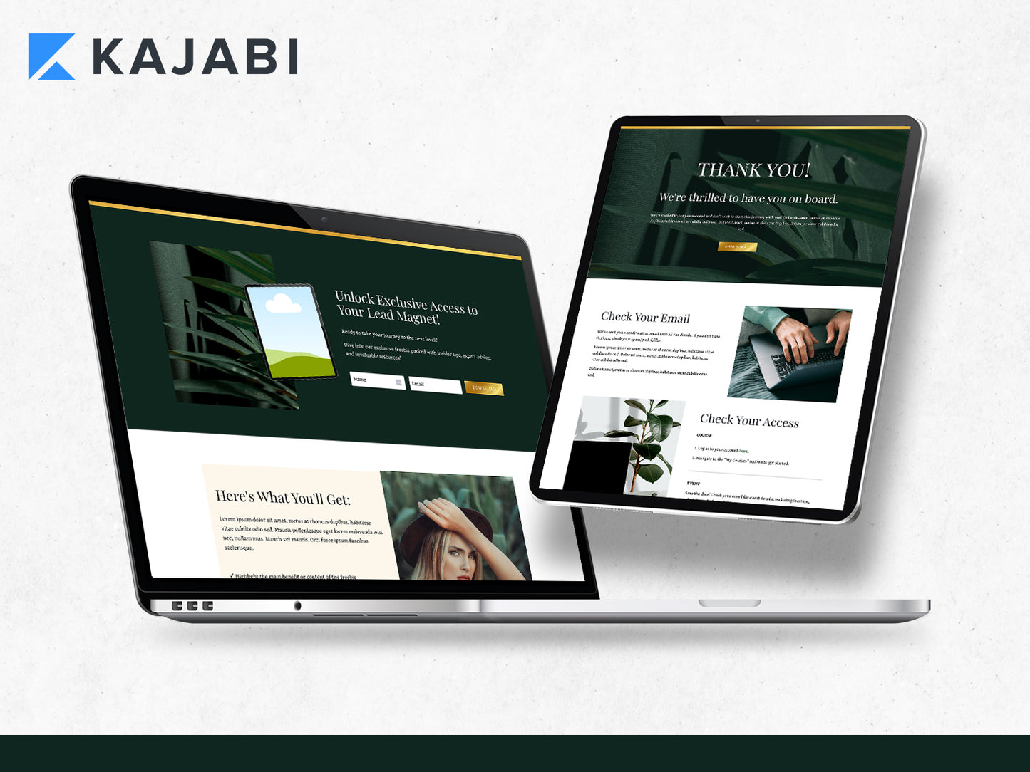 Opt-in Page Template - Amarra