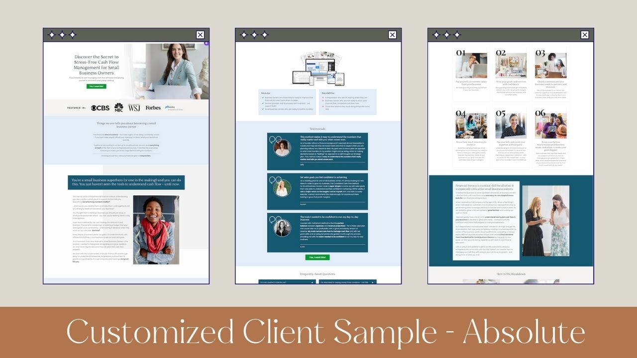 Absolute Long Form Sales Page Template