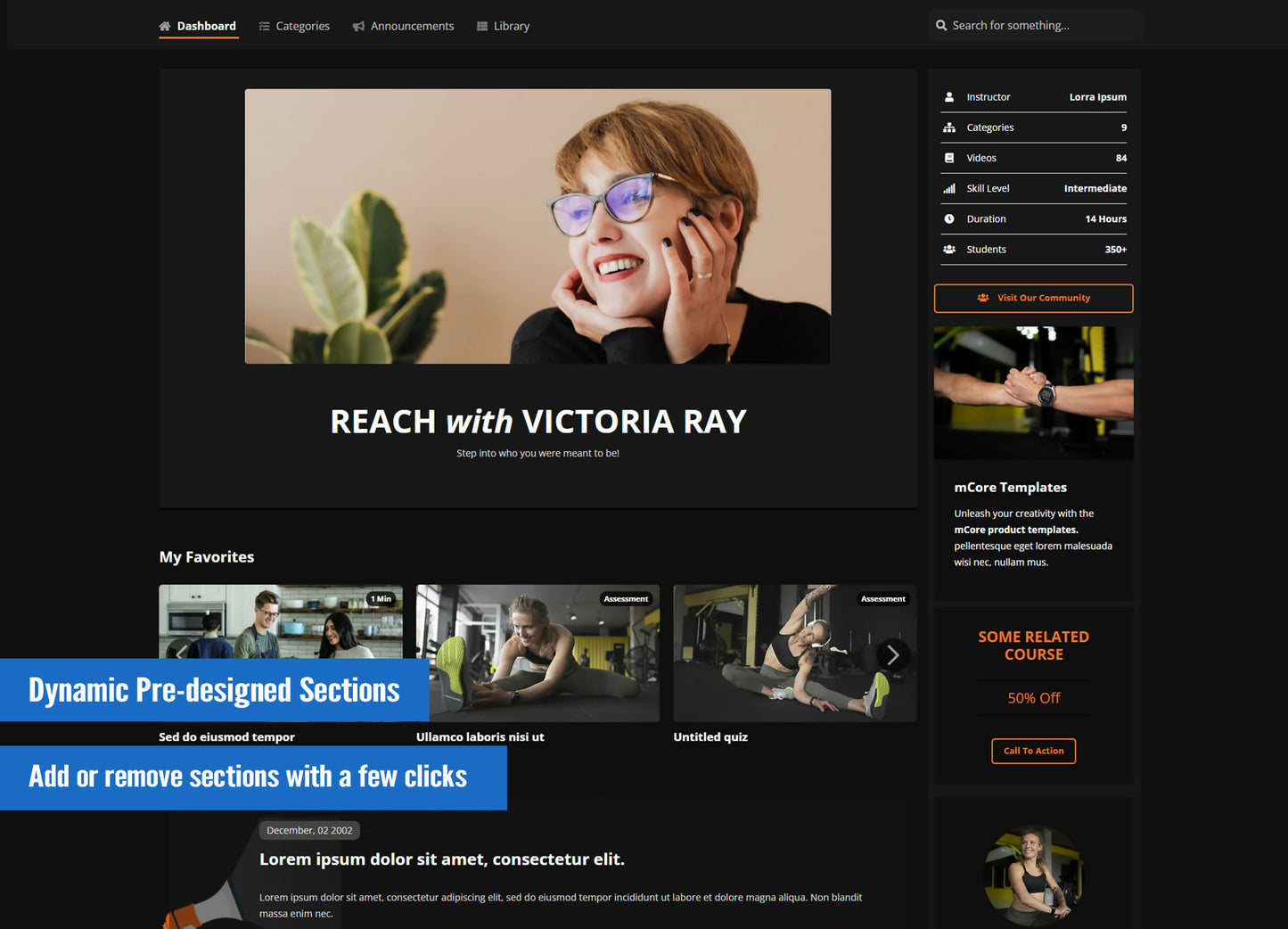 Seasons Dark (mCore) Product Theme