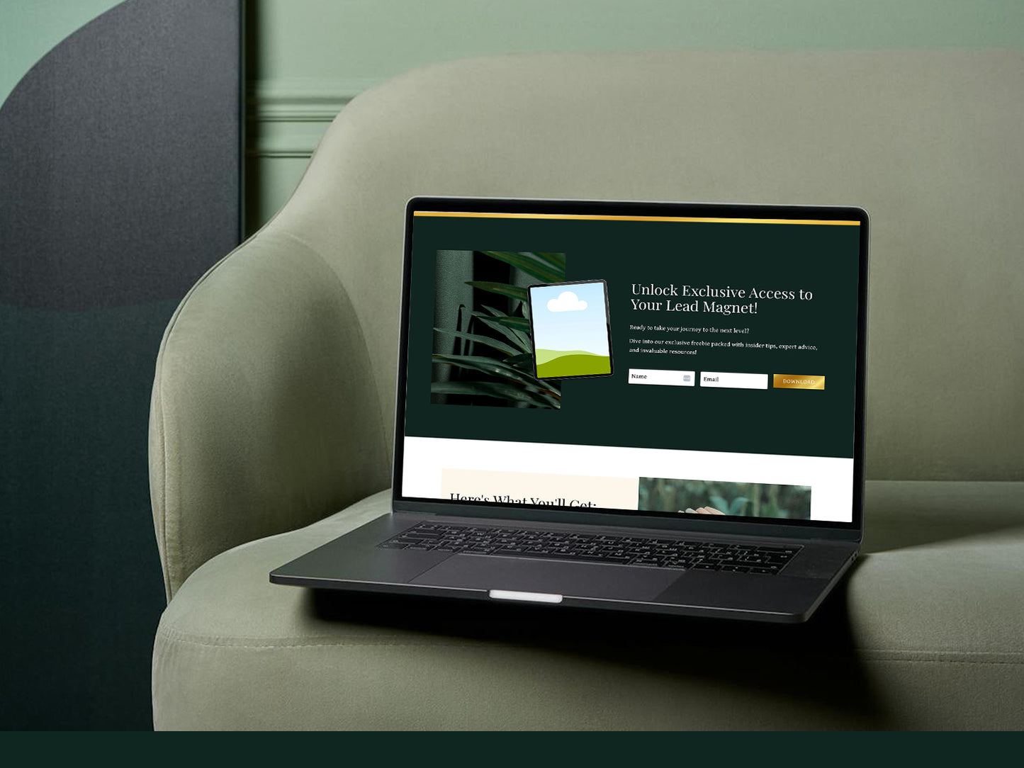 Opt-in Page Template - Amarra