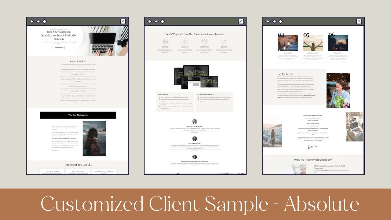 Absolute Long Form Sales Page Template
