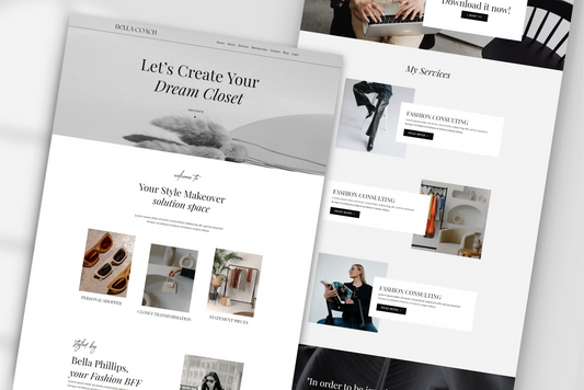 Elegant Kajabi Website Template
