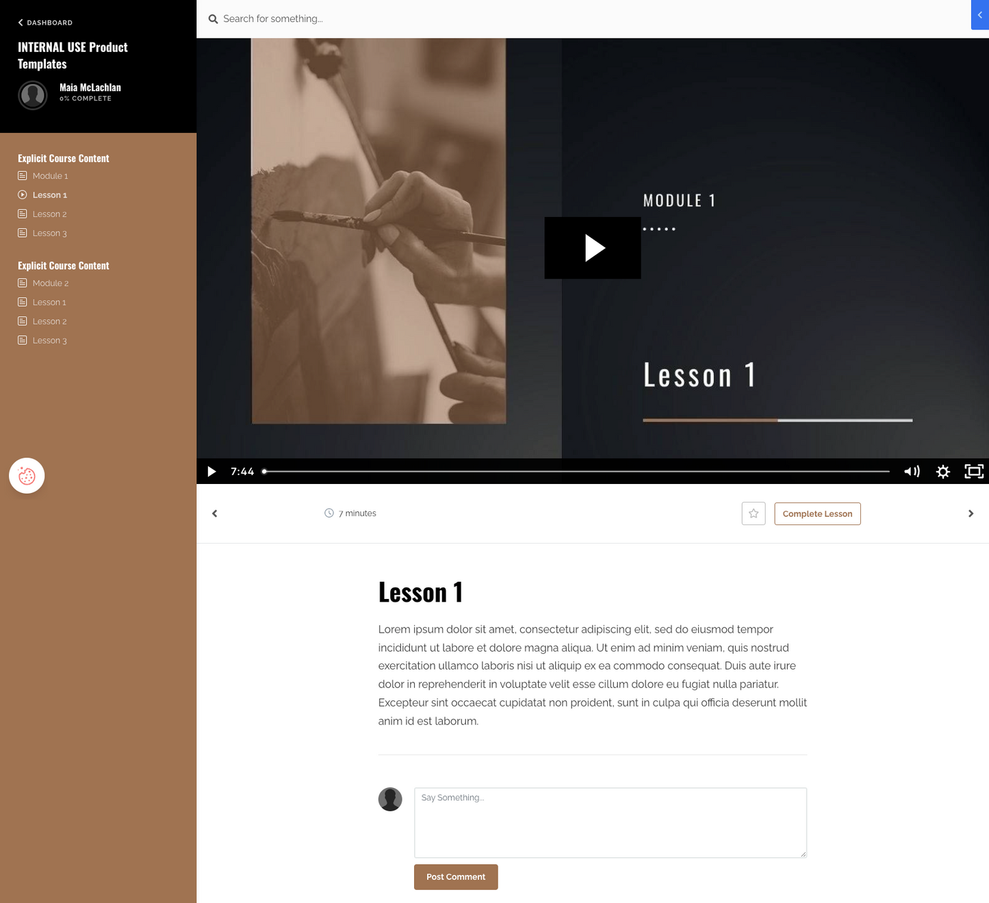 Explicit Product Theme (Momentum + Premier)