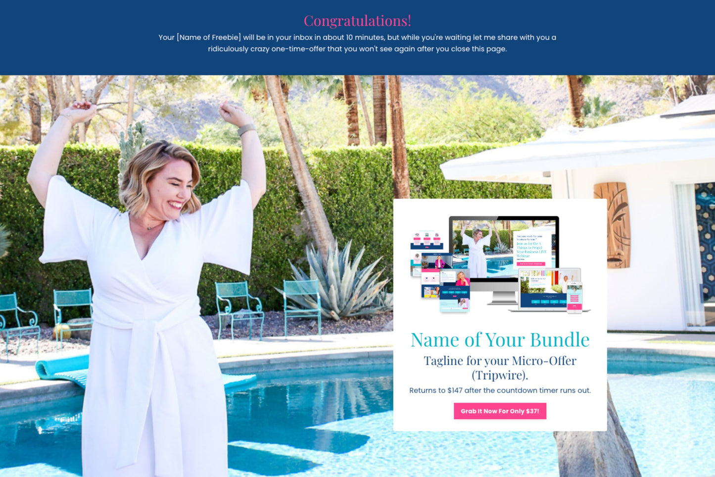 Tina - Freebie Funnel Kit