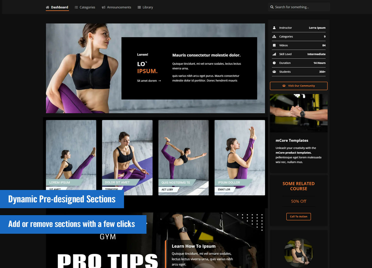 Seasons Dark (mCore) Product Theme
