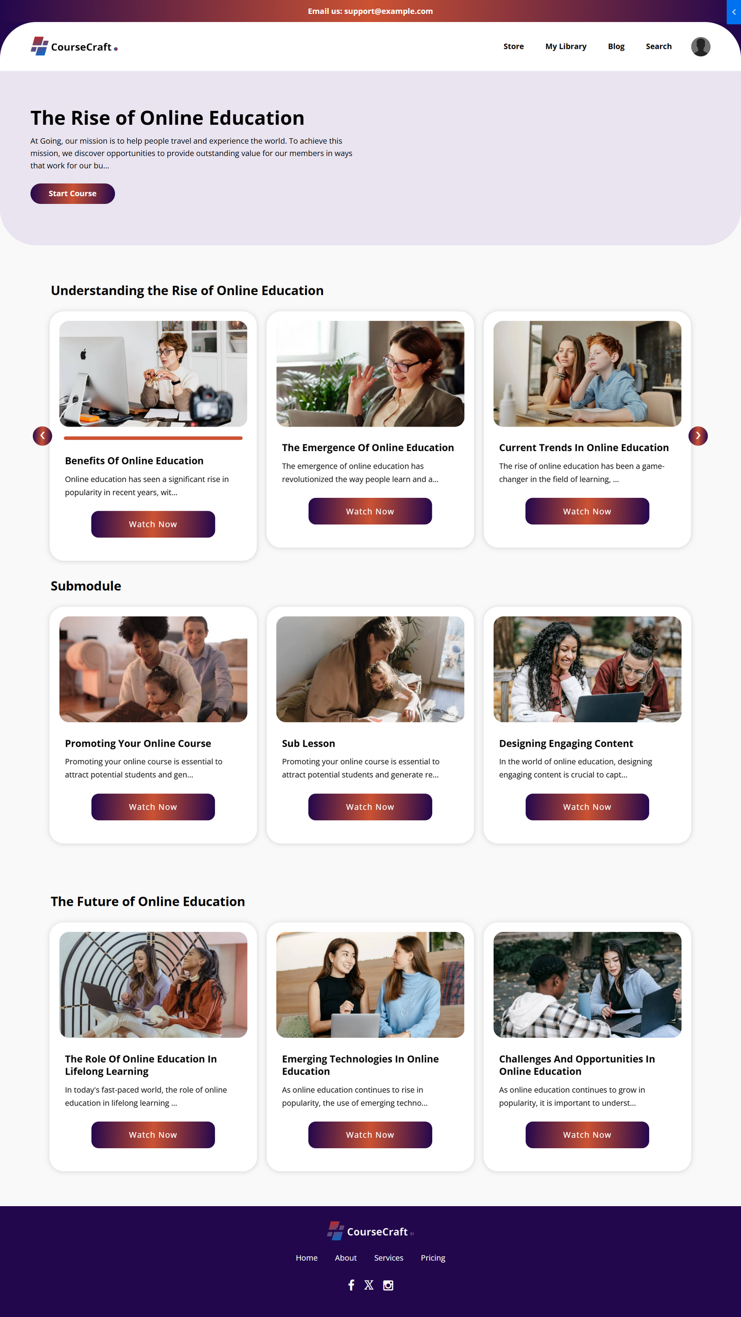 Course Craft - Product Theme
