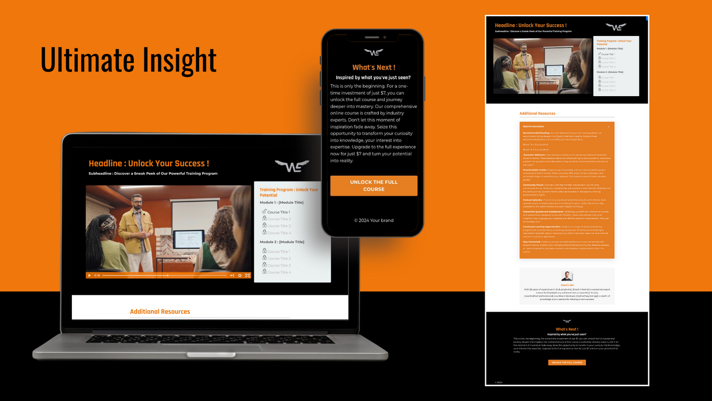 Ultimate Insight Launchpad: Free Course Sneak Peek