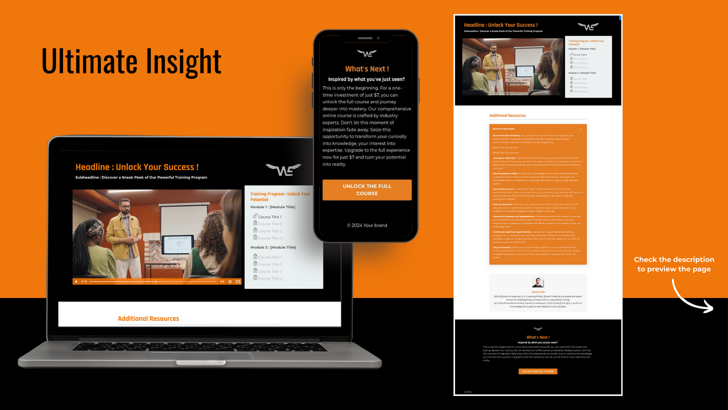Ultimate Insight Launchpad: Free Course Sneak Peek