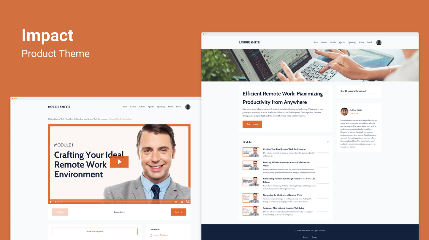 Impact Product Theme