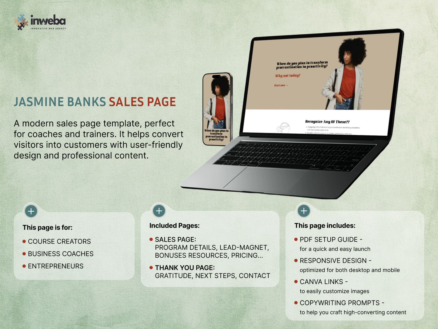 Jasmine Banks Sales Page