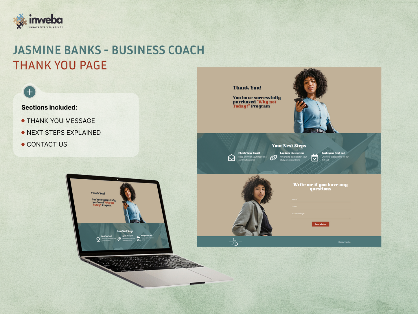 Jasmine Banks Sales Page