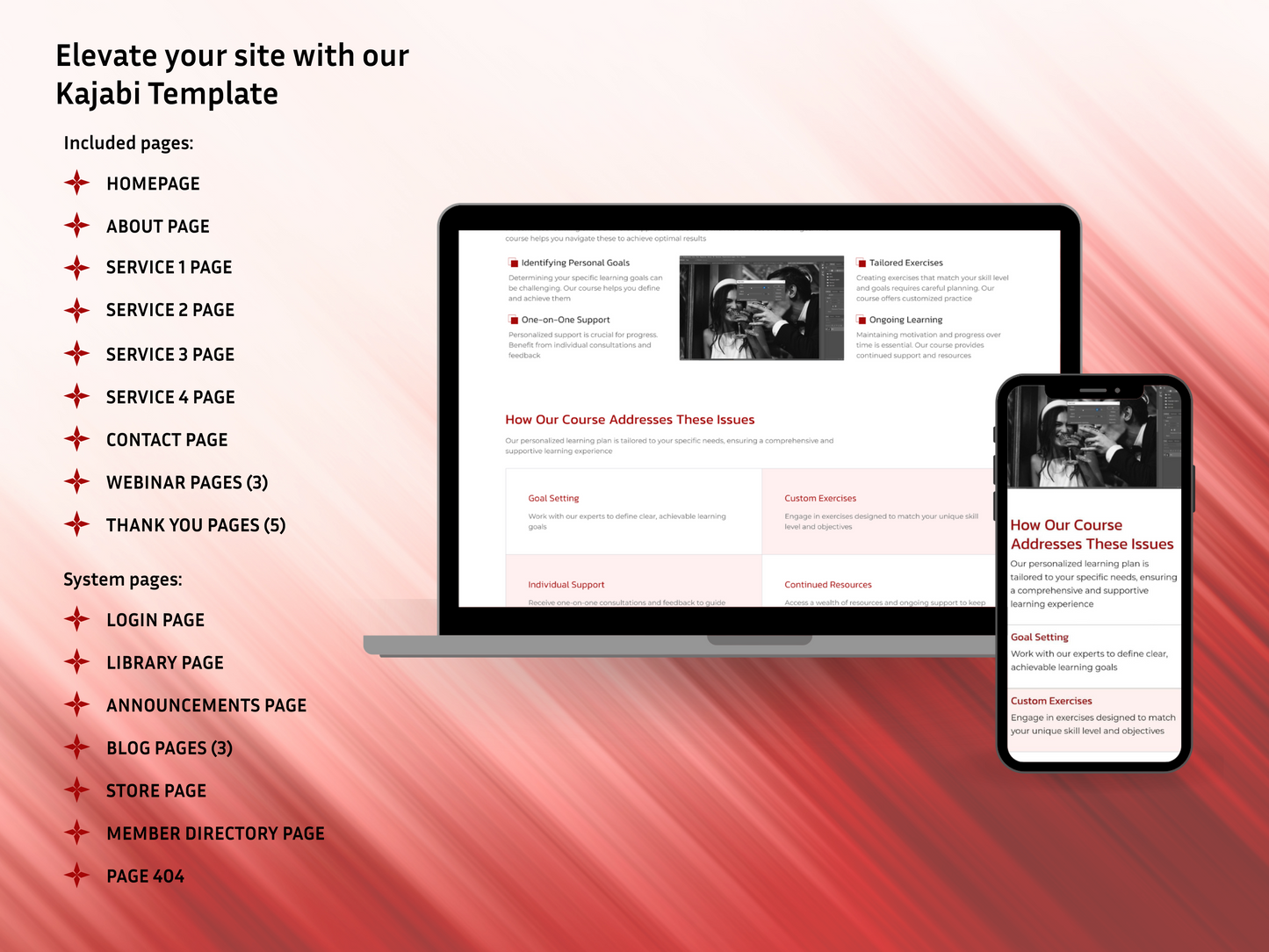 Jake Doe Website (25 Pages)