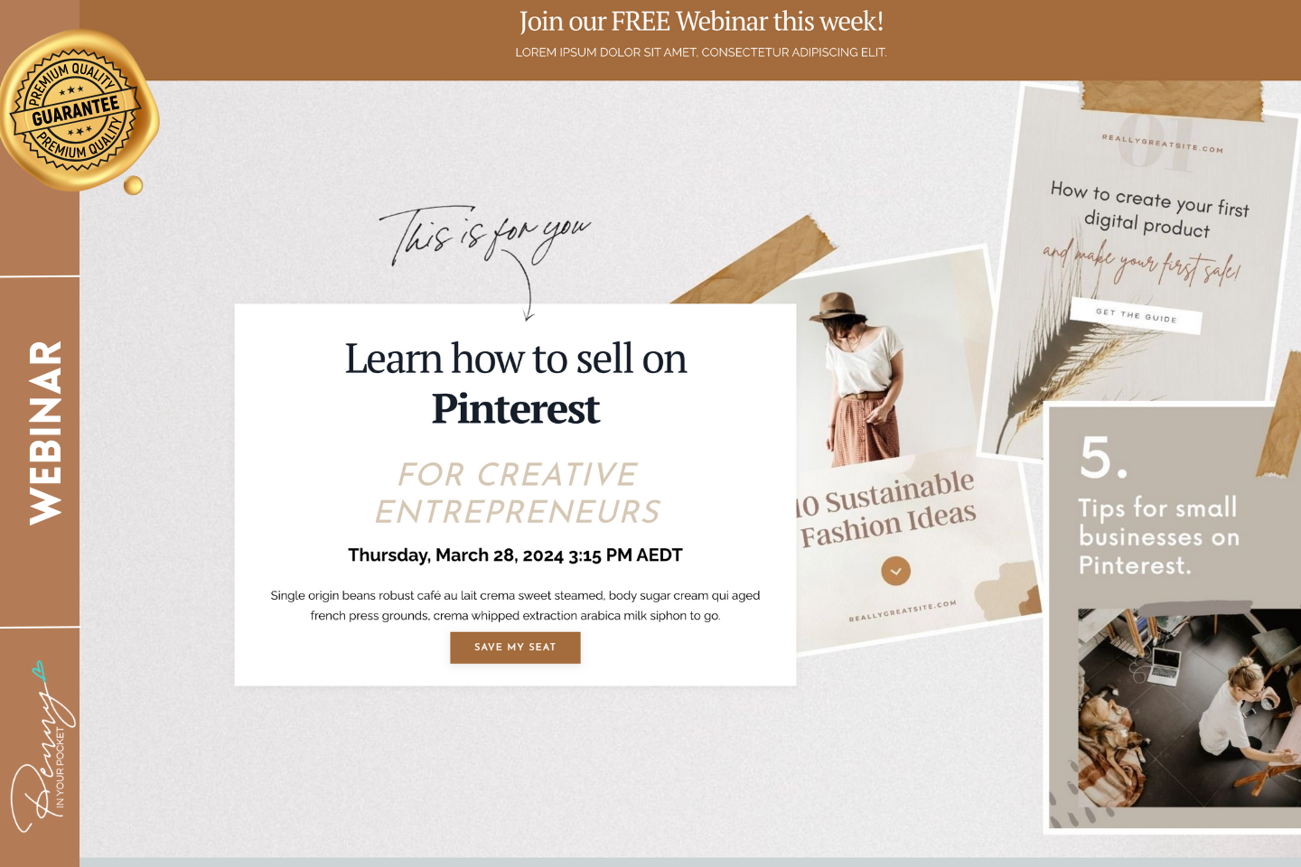 Just Jenny Webinar Funnel