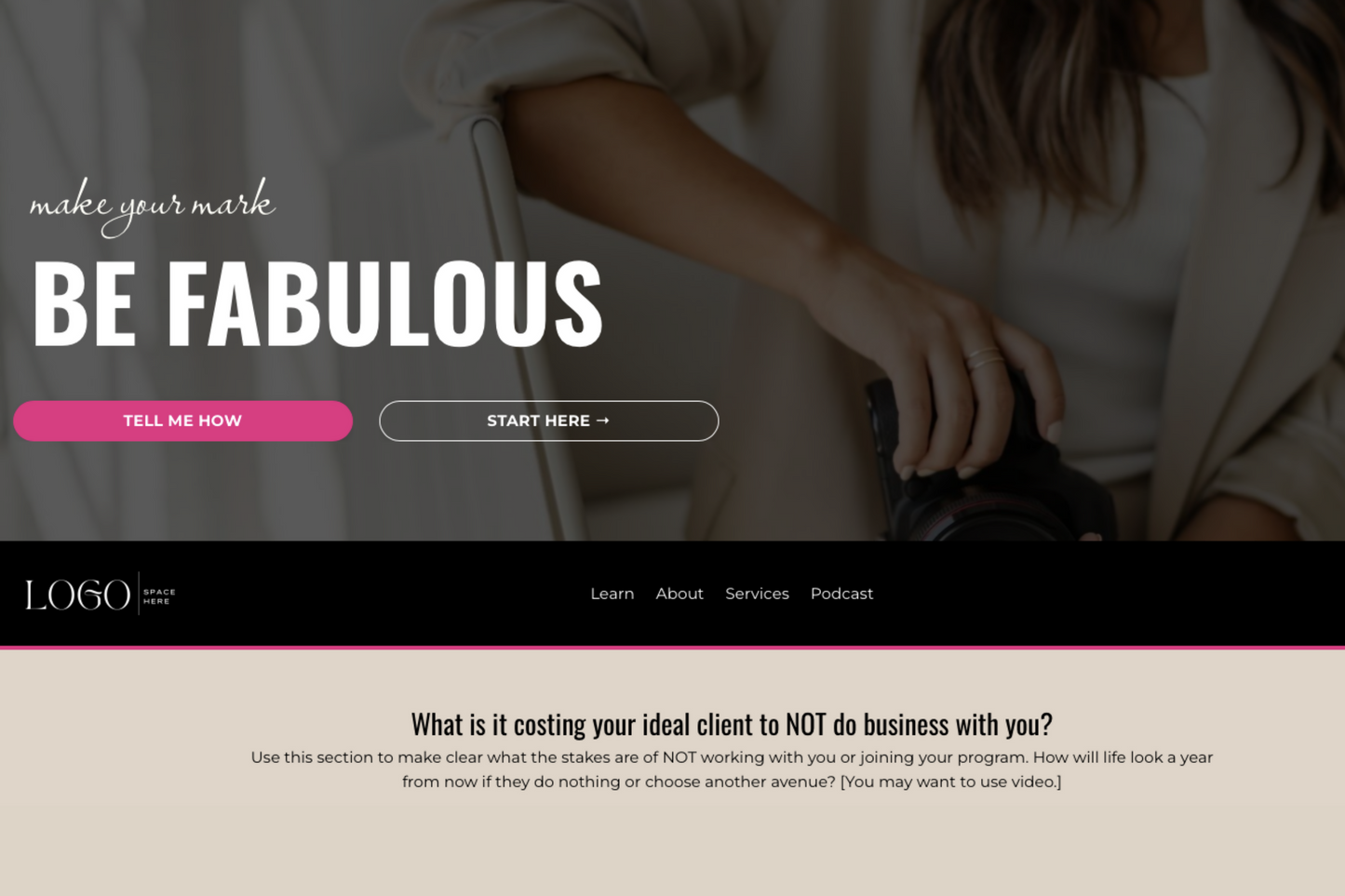 Chrissy DARK (Extended) Website Theme