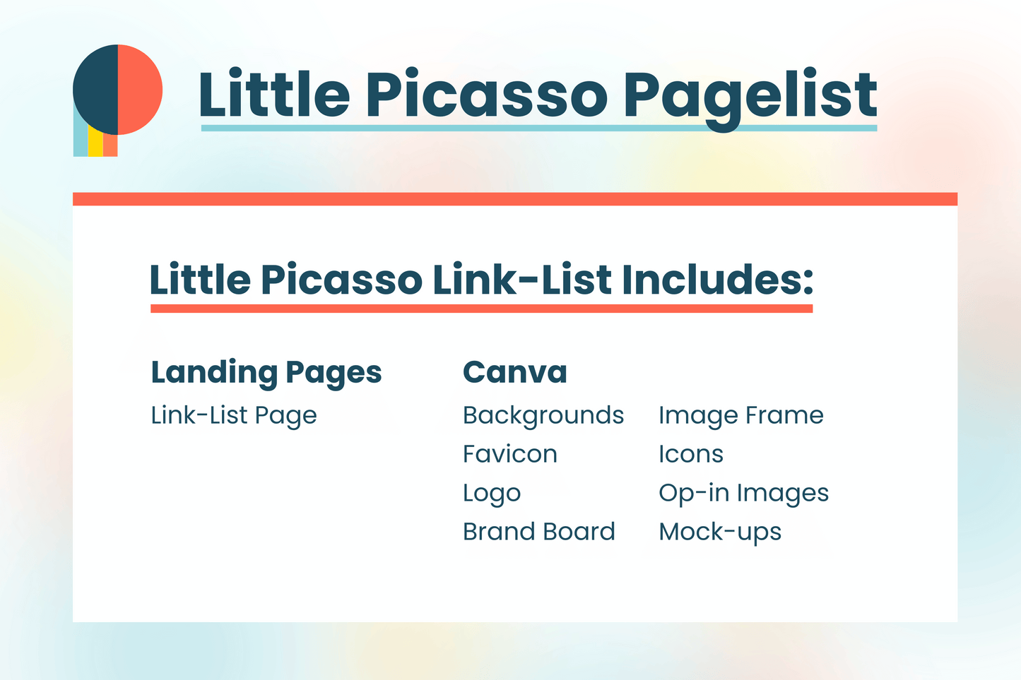 Little Picasso Link List Page