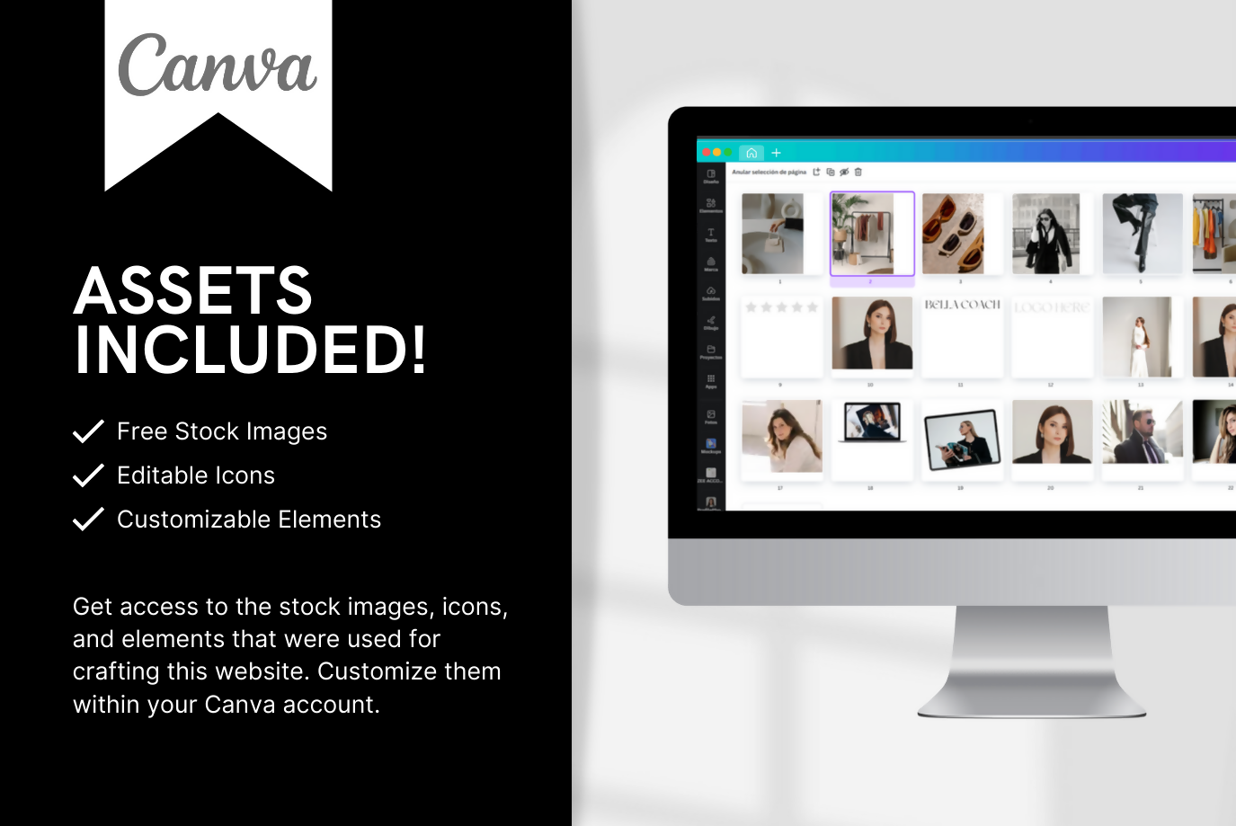 Canva Assets Included