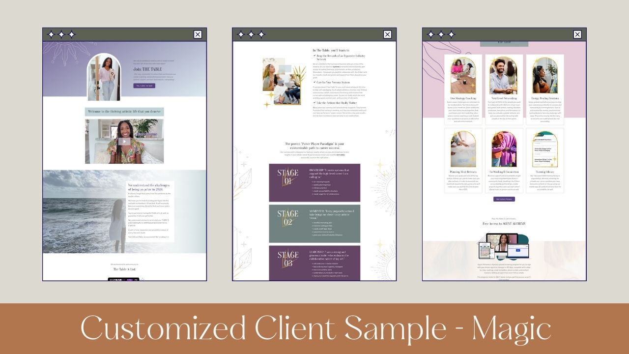 Magic Long Form Sales Page Template