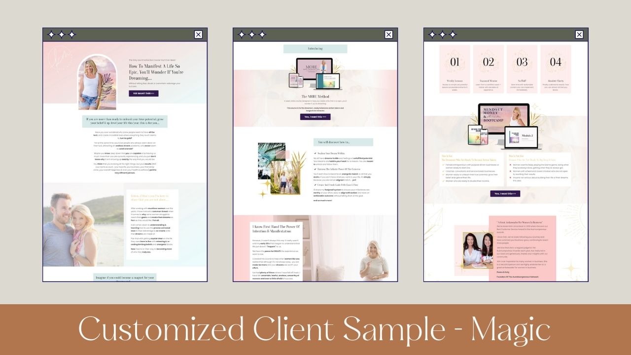 Magic Long Form Sales Page Template