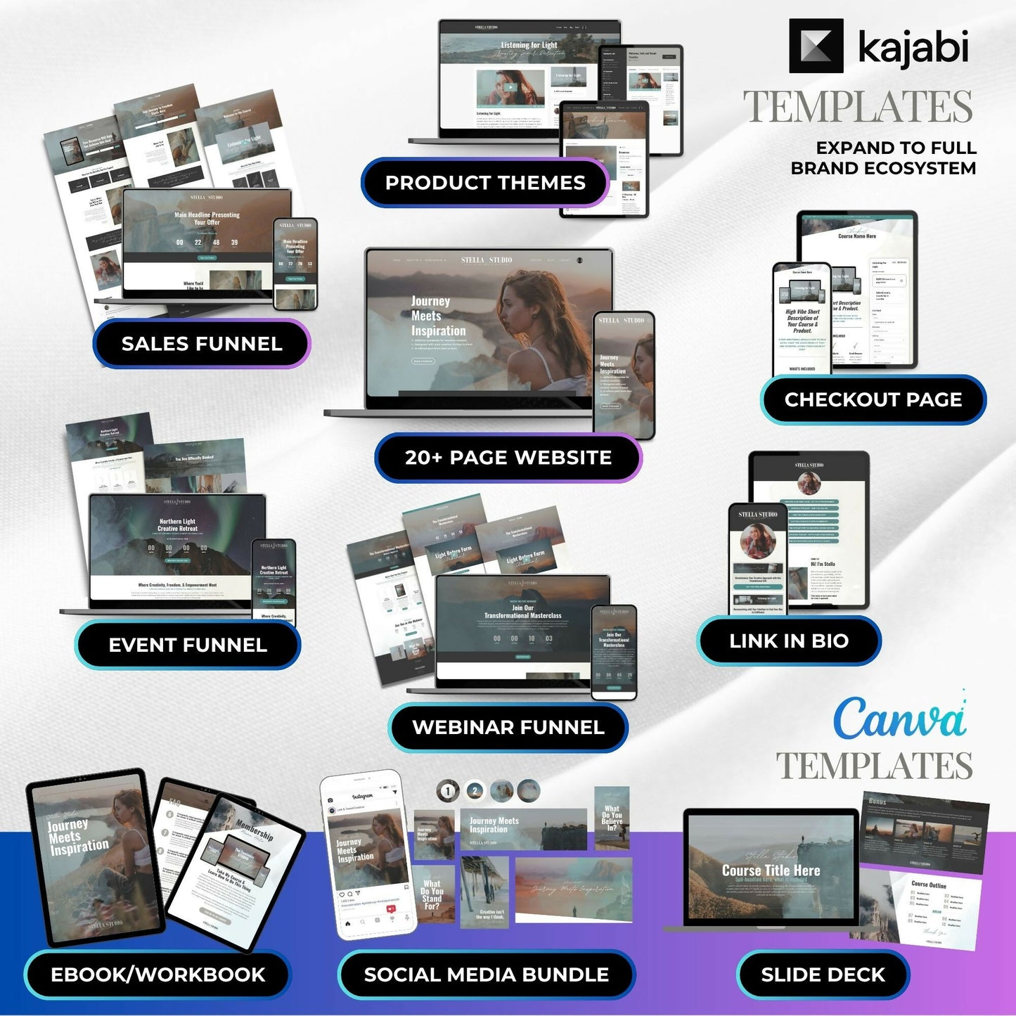 Stella STUDIO - Webinar Funnel 4 Pages