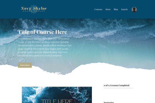 Navy Water-Portal - Product Theme