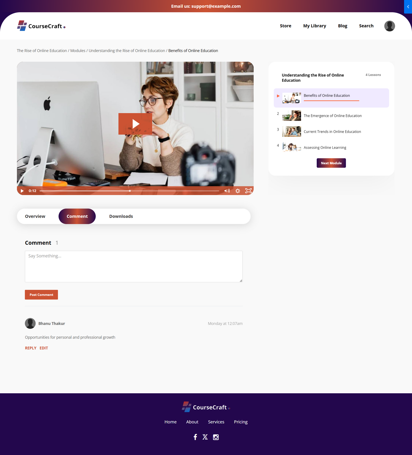 Course Craft - Product Theme