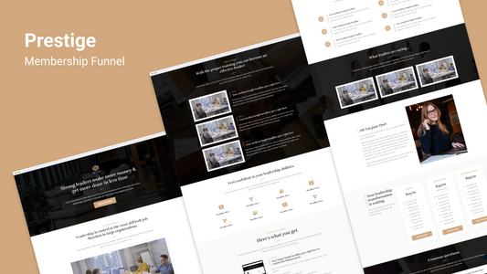 Prestige Membership Funnel Kit