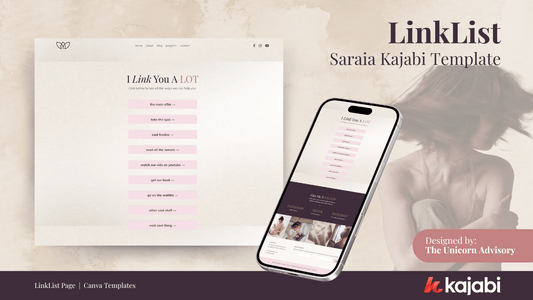 Saraia LinkList Page Template