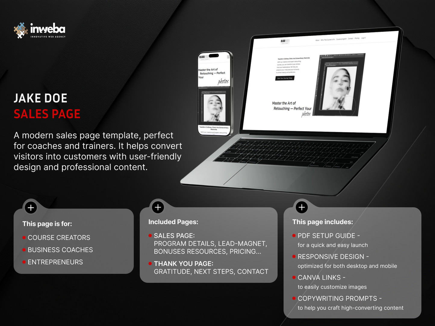 Jake Doe Sales Page