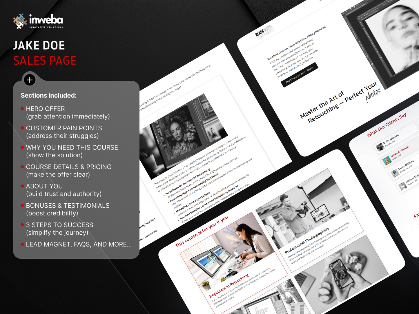 Jake Doe Sales Page
