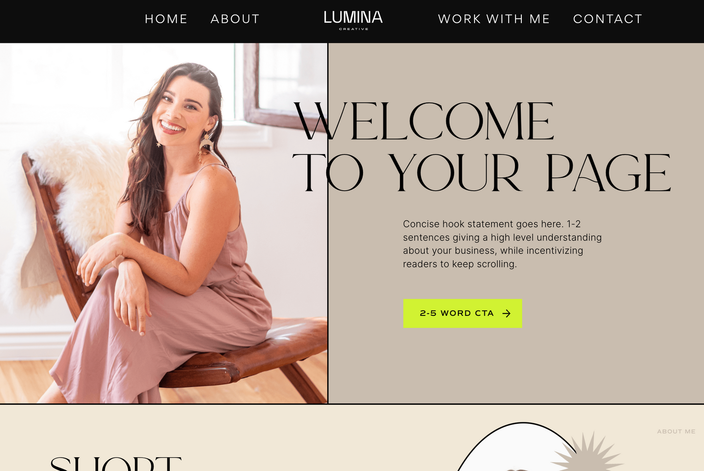 Ojai 4-Page Website Template