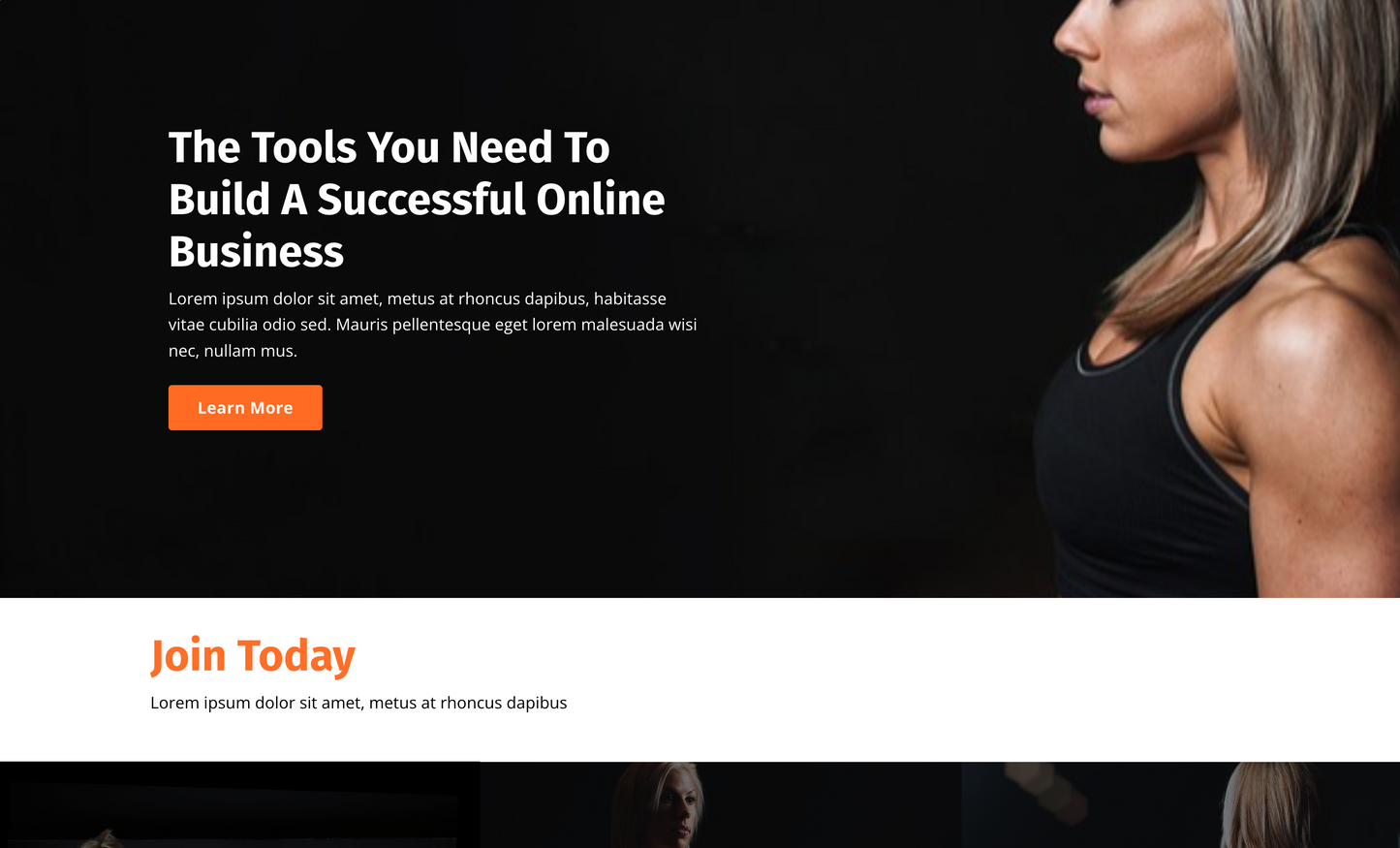 FitFusion CoachHub: Custom Landing Page