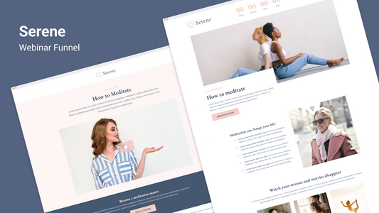 Serene Webinar Funnel Kit