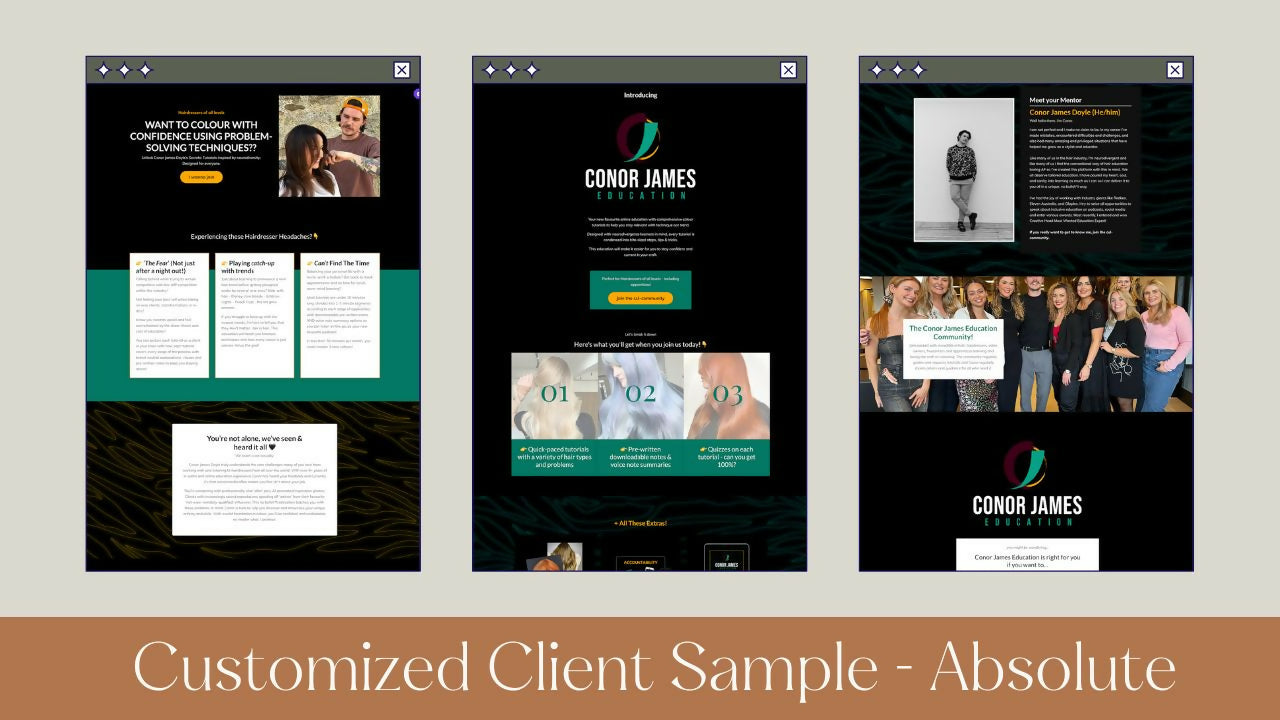 Absolute Client Sales Page