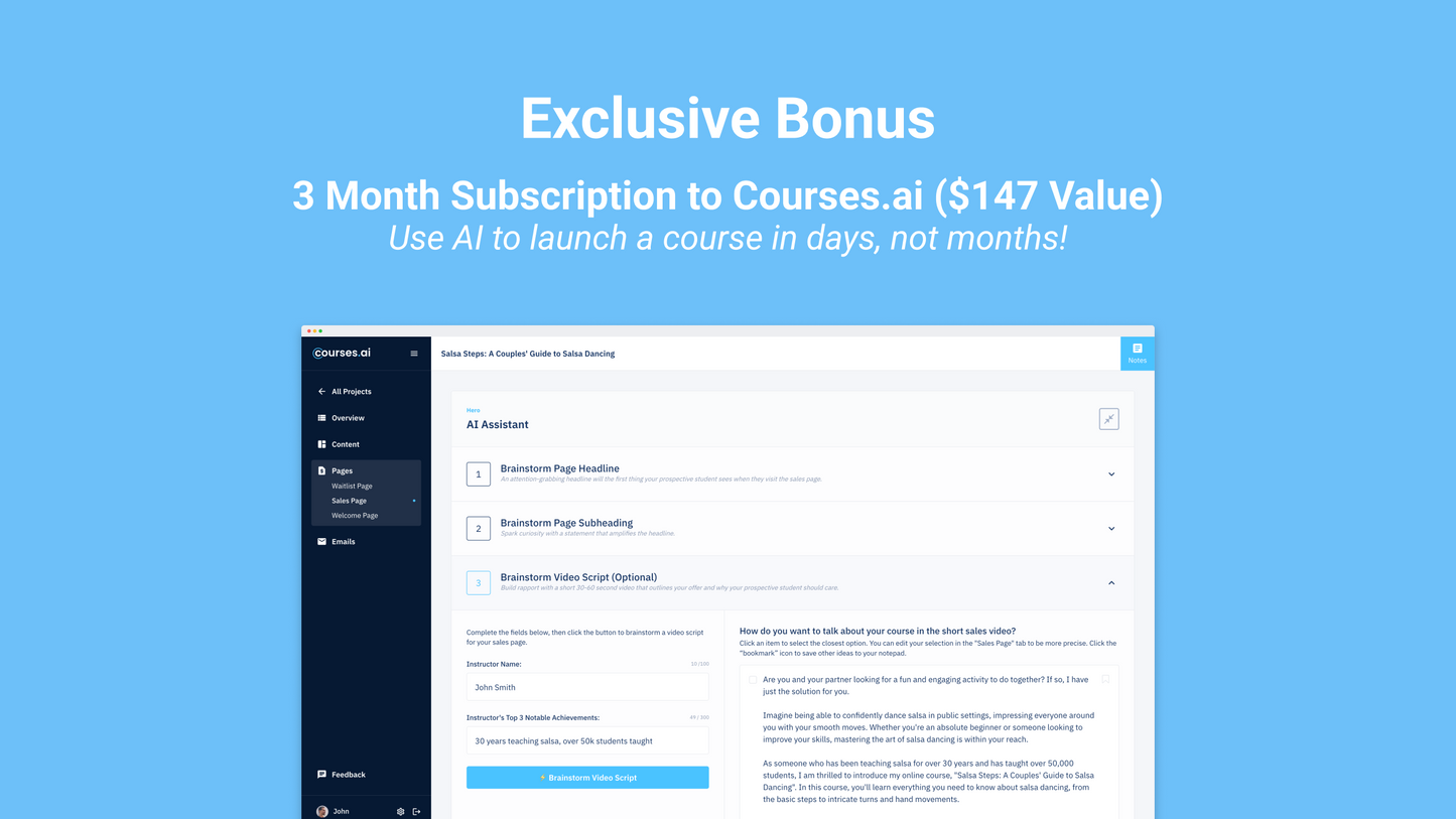 Serene Course Funnel Kit