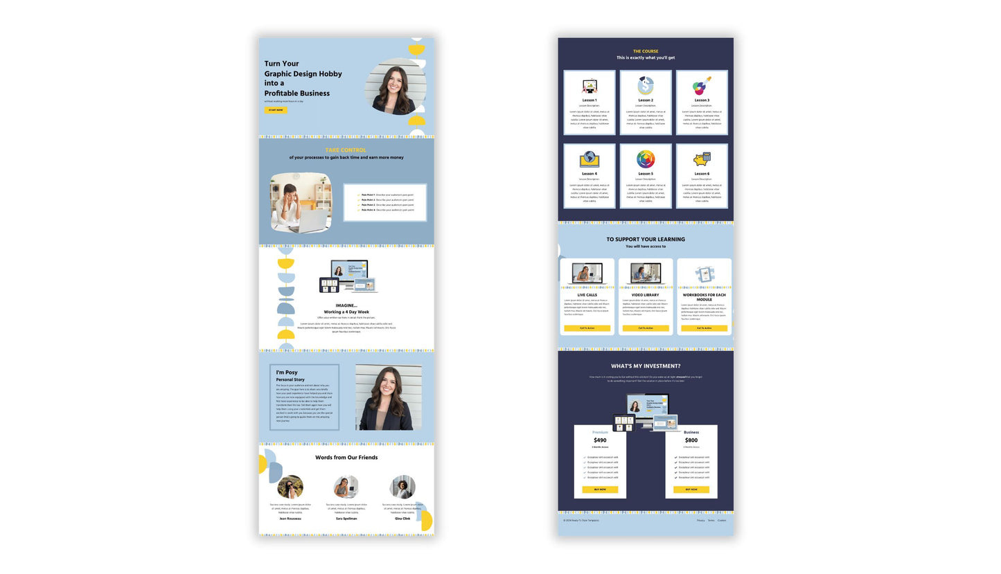 Course Command Short Form Sales Page