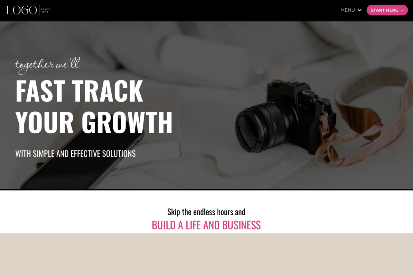 Chrissy DARK (Extended) Website Theme