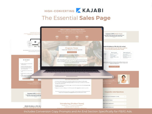 Essentials Conversion-Focused Sales Page - SAND