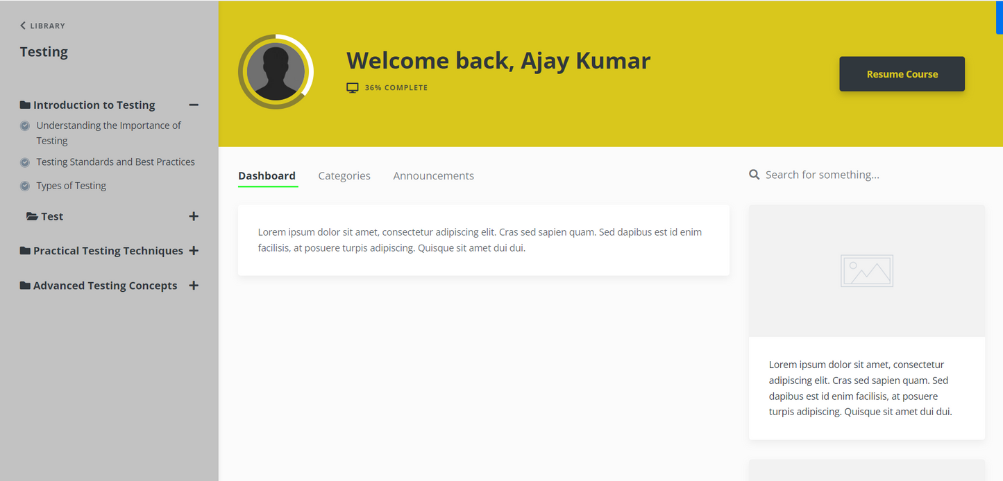 Momentum Navigator: Collapsible Course Navigator