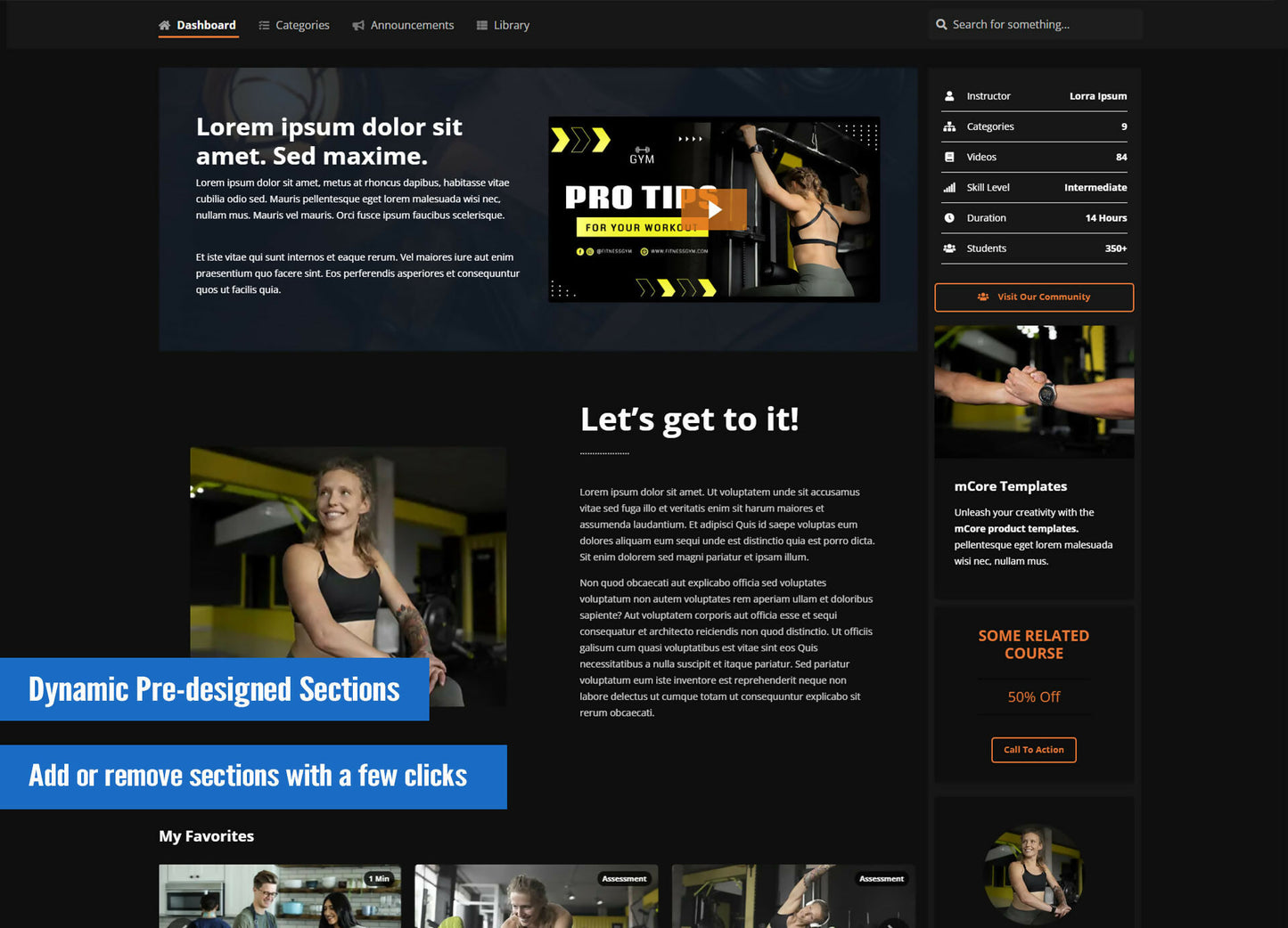 Seasons Dark (mCore) Product Theme