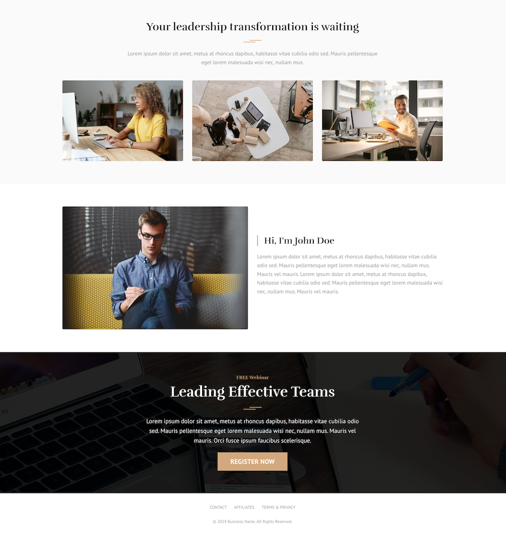 Prestige Webinar Funnel Kit